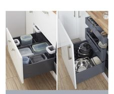 Kitchen Drawers. Soto Soft-close Deep drawer box (W)500mm