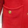 Vintage Klein petite Paris Red wool blazer size 36 Small Postage included Image 6