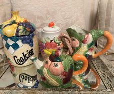 Vintage vegetable ceramics X 4