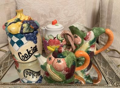 Vintage vegetable ceramics X 4