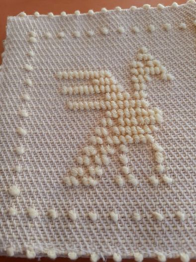 Needlepoint pot holder