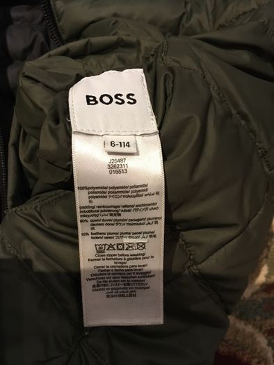Hugo Boss Down Reversible Jacket, size -6 years