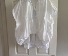 Diffusion by Kate bubble hem blouse one size