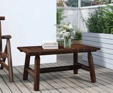 Coffee Table 90x50x41 cm Solid Wood Spruce