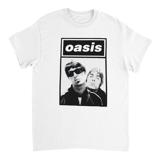 Oasis Band Photo Vintage Style Heavyweight Unisex Crewneck T-shirt