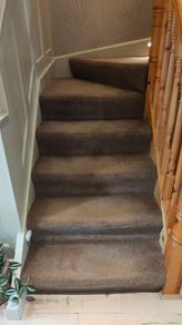 Stairs and landing carpet