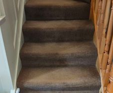 Stairs and landing carpet