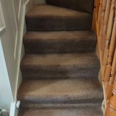 Stairs and landing carpet