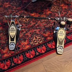 Double Kick Bass Drum Pedal Tama Iron Cobra