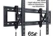 Tv Wall Mount Bracket Flat Tilt Pull Out 50-90"