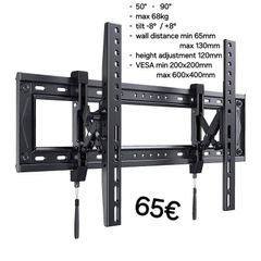 Tv Wall Mount Bracket Flat Tilt Pull Out 50-90"