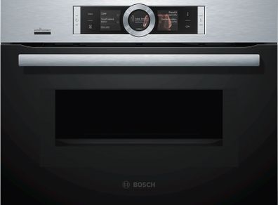 BOSCH CMG676BS6B built in combi oven with microvave, faulty