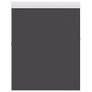 Sink Cabinet with Built-in Basin Grey Chipboard Image 9