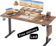 160x60cm, movable monitor stand for Game and Home Office