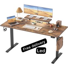 160x60cm, movable monitor stand for Game and Home Office