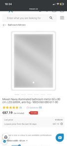 Mexen Bathroom Mirror LED
