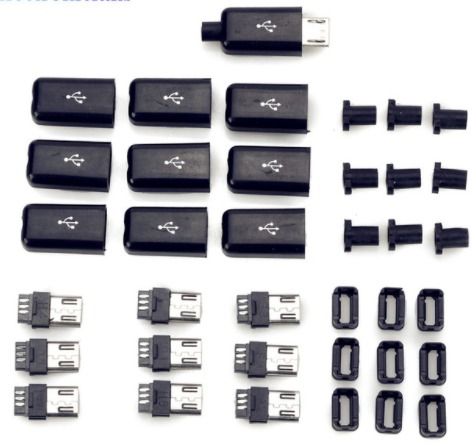 DIY USB Mini Micro M/F connector Arduino
