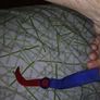 Denim style velcro watch Image 4
