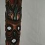Two Large Wooden Masks Image 3