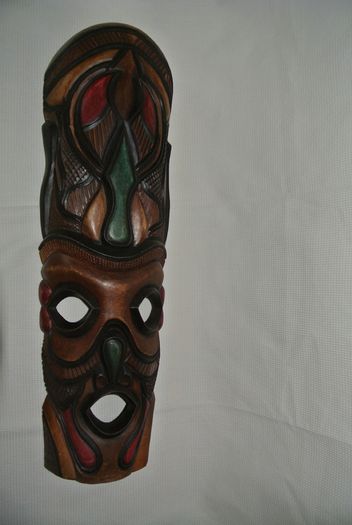 Two Large Wooden Masks