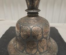 Indian Bidriware Style candle holder