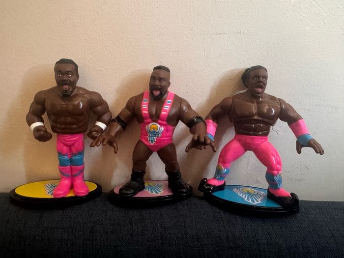 wwe The New Day retro figures