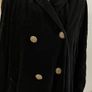 Vintage four seasons black velvet coat Image 4