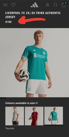 Liverpool FC 25/26 Third Authentic Jersey - Medium