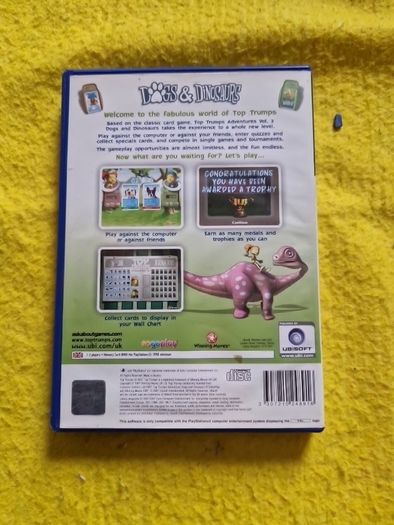 Top Trumps adventures vol 2  Dogs & Dinosaurs PlayStation2 Ps2 games Original