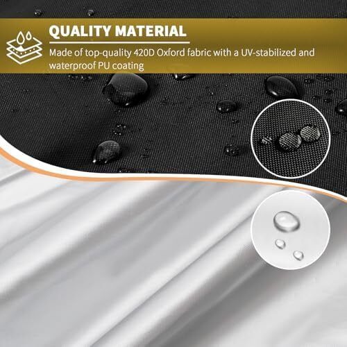 Garden Furniture Cover With Air Vent, Waterproof Patio Rattan Sofa Table Chair Set Cover