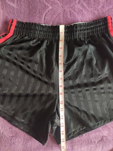 RARE  Vintage O'Neills Mourne Shadow Stripe Shorts  Black/Red