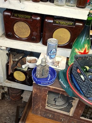 2 Beautiful Antique Acid Battery Glass, Postage Available or Collection,