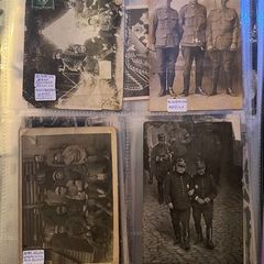 120 + World War One Postcards in a presentation album