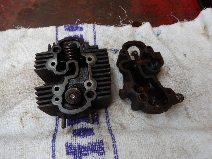 Vintage Honda C100 Cylinder Head
