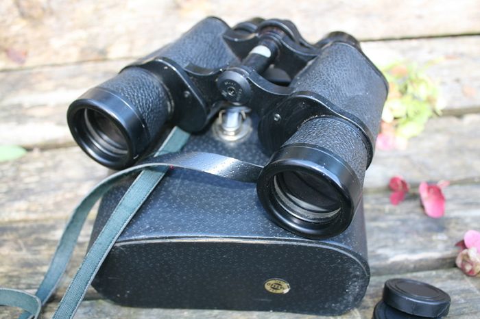 Vintage Cavalier Binoculars Coated Optics Wide Angle Field Glasses Made In Japan 7 x 35