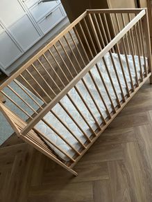 IKEA Sniglar Cot with Mattress
