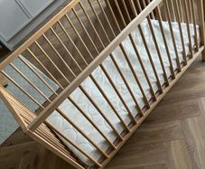IKEA Sniglar Cot with Mattress