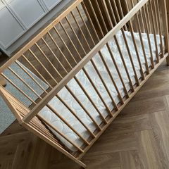 IKEA Sniglar Cot with Mattress