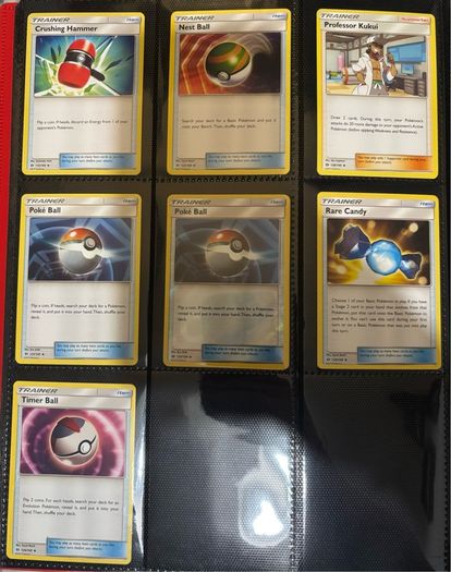 Pokemon Trainer Cards