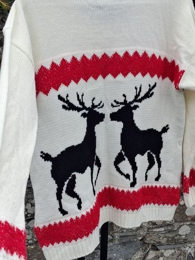 Pure Moda Reindeer Christmas Jumper