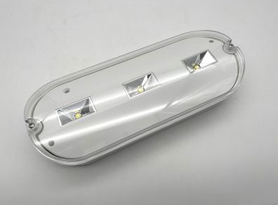 Ansell Emergency LED Bulkhead Light 8W 3Hr Maintained AOSLED/3M/ST 550lm 6500K IP65