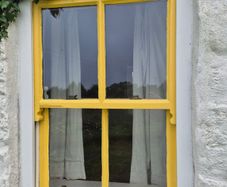 Wood Sash Windows traditional Irish cottage