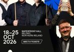 NI Open Snooker final/ semi-final tickets