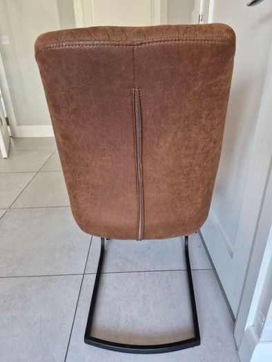 4 Tan Dining Chairs