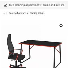 IKEA gaming desk