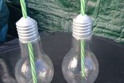 Pair of Light Bulb Drinking Glasses
