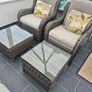 5Pce Grey Rattan Garden Set Image 4