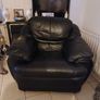 black leather armchair Image 2