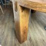 Solid Wood Dining table oval wooden Image 5