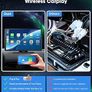 9 Inch Wireless Car Stereo with Apple Carplay and Android Auto,Portable Touch Screen GPS Navigation for Car,Car Audio Receivers with Bluetooth,Airplay,AUX,Screen for All Vehicles Image 6